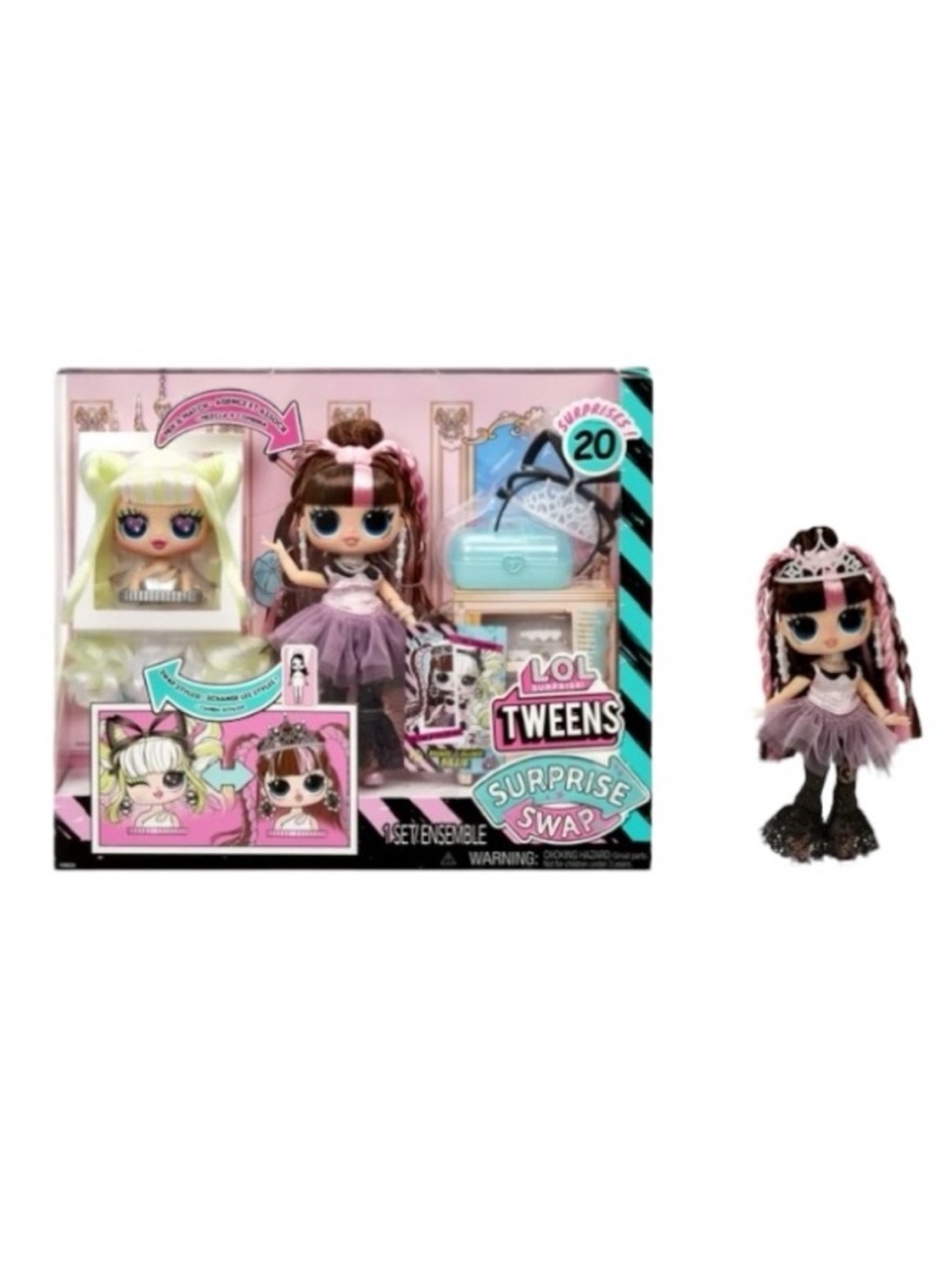 L.O.L.Surprise! Tweens Swap Bronze-2-Blond Billie Fashion Doll With Accessories